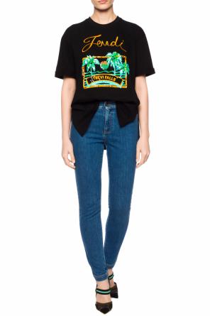 Printed t-shirt, zdjęcie 2 Printed t-shirt od Fendi